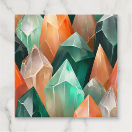 Etiquetas Coloridas de Arte de Cristal Rock