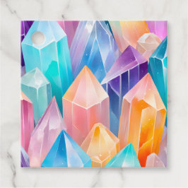 Etiquetas Coloridas de Arte de Cristal Rock