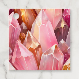 Etiquetas Coloridas de Arte de Cristal Rock