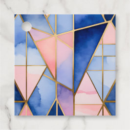 Etiquetas Coloridas De Arte De Vidro Colorida