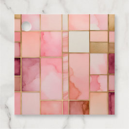 Etiquetas Coloridas De Arte De Vidro Colorida