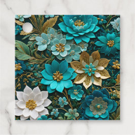 Etiquetas Coloridas De Arte Floral