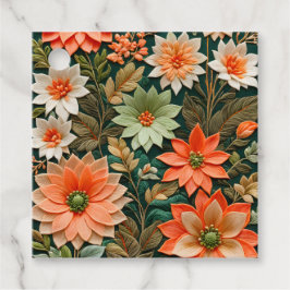 Etiquetas Coloridas De Arte Floral