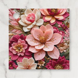 Etiquetas Coloridas De Arte Floral