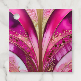 Etiquetas Coloridas de Presente na Arte Deco