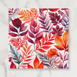 Etiquetas Coloridas para Presente de Arte Botânica