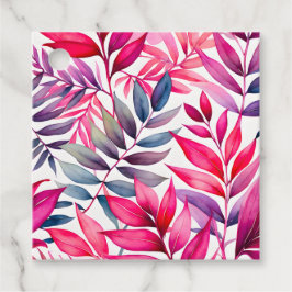 Etiquetas Coloridas para Presente de Arte Botânica