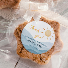 Etiquetas com primeiro aniversario de sol azul