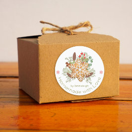 Etiquetas Comida de Amor Homemade Cookies de Natal