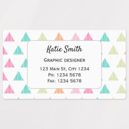 Etiquetas Companhia geométrica moderna e divertida