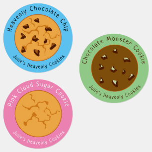 Etiquetas Cookies caseiros  Ideias de embalagem criativa