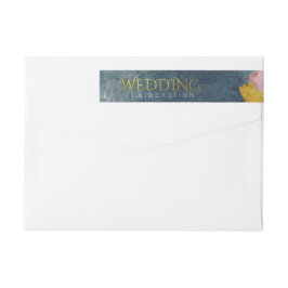 Etiquetas Cor de água, cor de rosa e cinza embebida