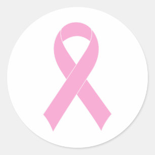 Etiquetas cor-de-rosa da consciência do cancro da