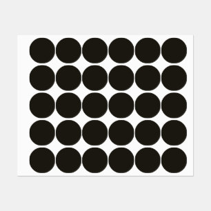 Etiquetas Cor Sólida do Chocolate Preto