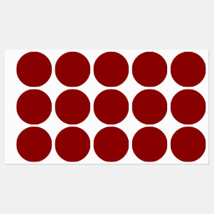 Etiquetas Cor Sólida do Veludo Vermelho Clássico Elegant