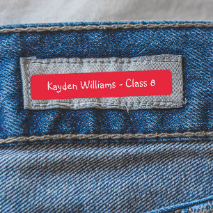 Etiquetas Crianças Coloridas Personalizadas De Volta A Roupa