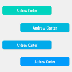 Etiquetas Crianças Coloridas Personalizadas Ferro À Prova De