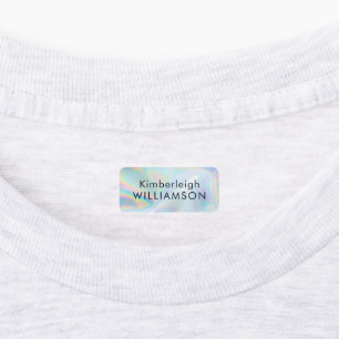 Etiquetas Crianças Escolares Personalizadas Iridescentes
