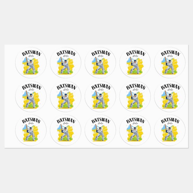Etiquetas Cricket Stickers 2024 (Folha)