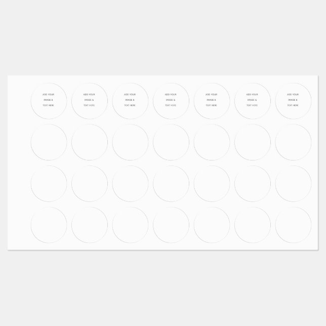 Etiquetas Crie seu próprio branco  (Folha)