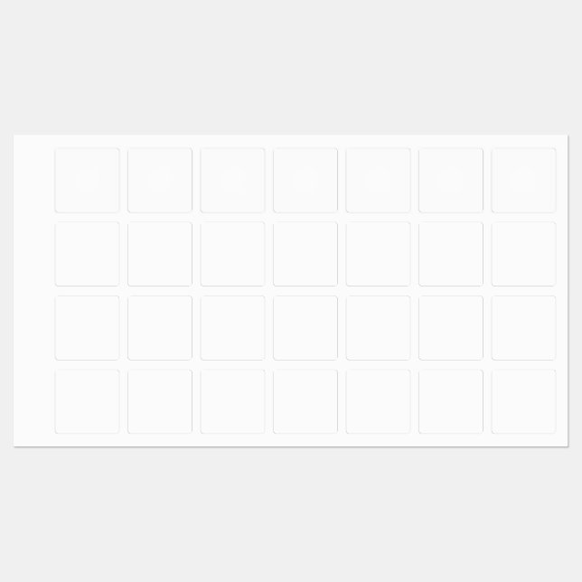 Etiquetas Crie seu próprio branco personalizável (Folha)