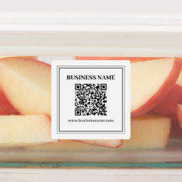 Etiquetas Crie um código QR escaneável | Preto & Branco