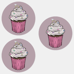 Etiquetas Cupcake de proposta doce