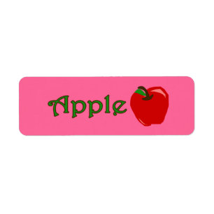 Etiquetas customizáveis da padaria de Apple