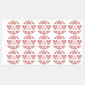 Etiquetas Cute Valentine Hearts – Love & Romance Design