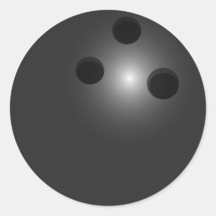 Etiquetas da bola de boliche