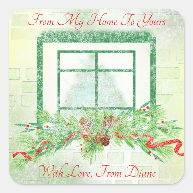 Etiquetas da Caixa de Natal (Frente)