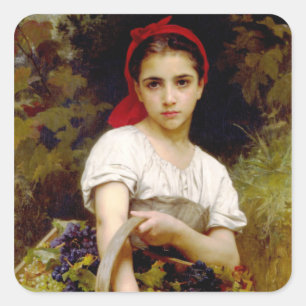 Etiquetas da ceifeira de Bouguereau