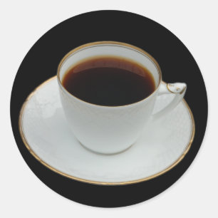 Etiquetas da chávena de café