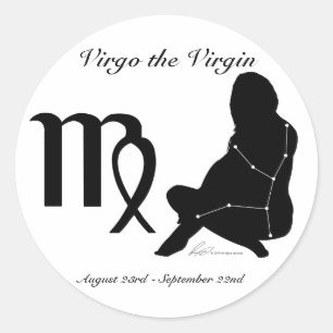 Etiquetas da constelação do Virgo/zodíaco