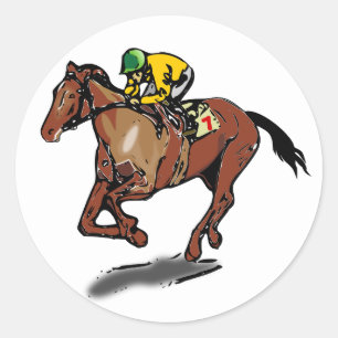 Etiquetas da corrida de cavalos