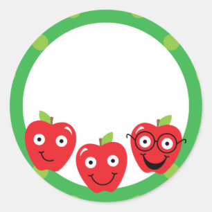Etiquetas da escola de Apple