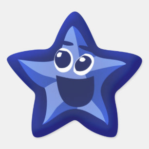 Etiquetas da estrela azul de Thinkling