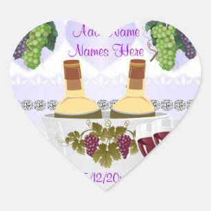 Etiquetas da etiqueta do vinho do CASAMENTO PARA