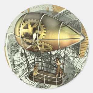 Etiquetas da excursão do ar do Dirigible