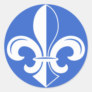 Etiquetas da flor de lis