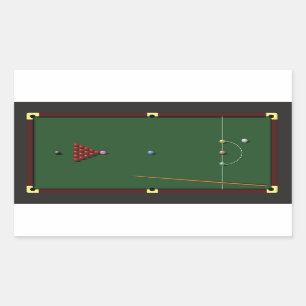 Etiquetas da mesa de Snooker