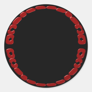 Etiquetas da mordida do zombi