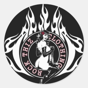 Etiquetas da roupa de Thiz da rocha