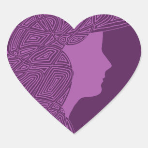 Etiquetas da senhora Purple Heart
