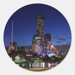 Etiquetas da skyline de Melbourne
