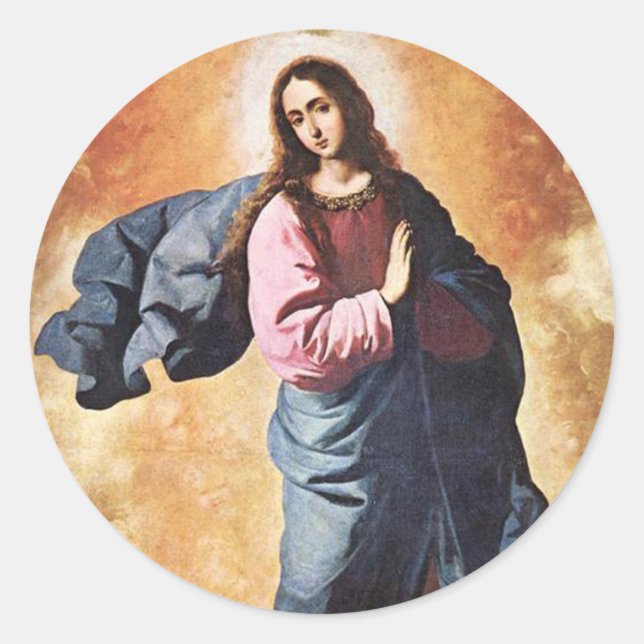 Etiquetas da Virgem Maria (Frente)