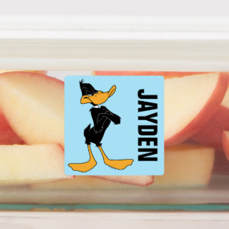 Etiquetas DAFFY DUCK™ com cores cruzadas de braços