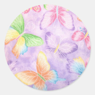 Etiquetas das borboletas