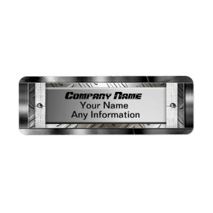 Etiquetas de aço do metal do teste padrão do