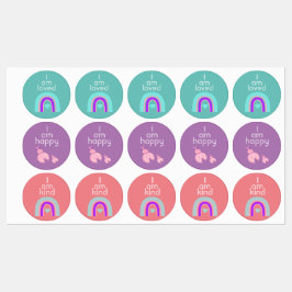 Etiquetas de afirmações positivas